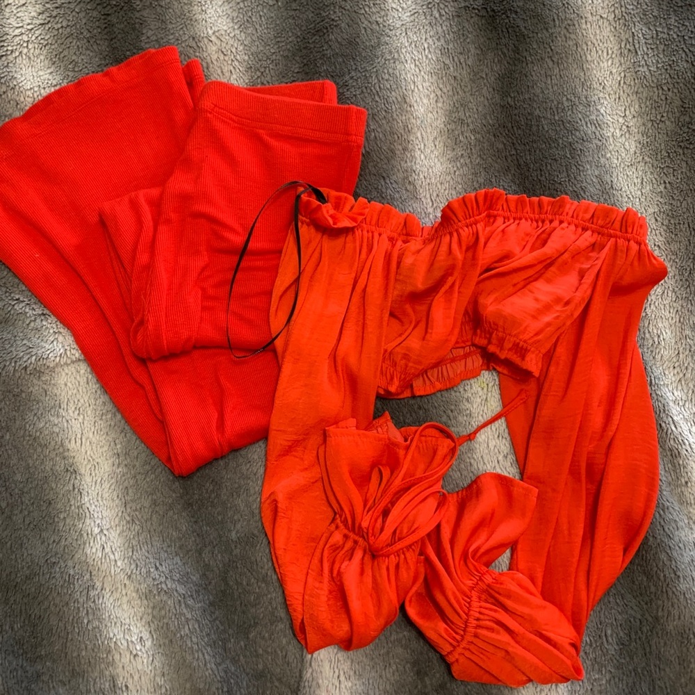 Red Matching Set